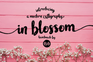 In Blossom: The Bold Handwritten Font for Creative Sellers