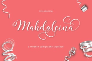 Mahdaleina: A Modern Calligraphy Typeface for Authentic Brand Identity