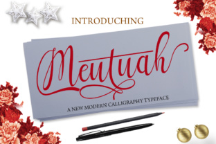 Meutuah: A Handwritten Script Font for Editorial Design