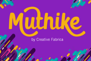Muthike: A Bold Hand-Painted Script for Editorial Design