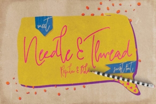 Needle Thread Typeface Review: A Soft Script for Editorial Design