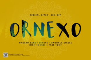 Ornexo Typeface: A Playful Handwritten Font for Modern Branding