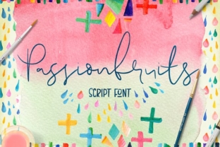 Passionfruits Typeface: A Creative Script for Handmade Brands
