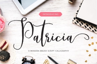 Patricia: A Modern Script Typeface for Editorial Design