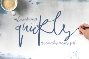Quickly Typeface: A Handcrafted Script Amp for Creative Makers