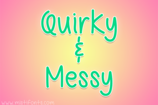 Quirky and Messy: A Playful Typeface for Engaging Social Campaigns