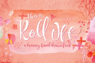 Roll Off Typeface: A Handcrafted Script for Boutique Brands
