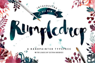 Rumpledrop Typeface Review: A Handcrafted Script for Authentic Branding