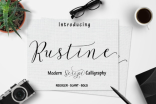Rustine: A Modern Handwritten Script for Editorial Design
