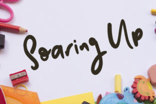 Soaring Up: A Handcrafted Script Font for Editorial Design