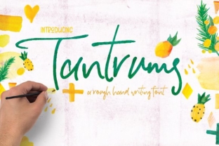 Tantrums Typeface Review: Elevating Social Media Campaigns With Bold Script Design