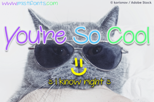 You’re so Cool: The Handwritten Font for Stylish Craft Projects